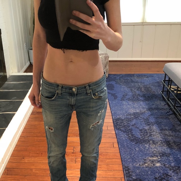 Rag & Bone distressed jeans (can fit 26-30) - Picture 2 of 8